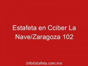 Estafeta en Cciber La Nave/Zaragoza 102