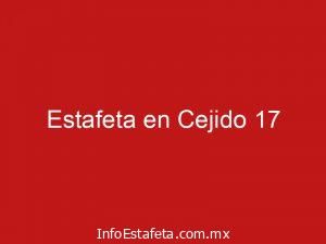 Estafeta en Cejido 17