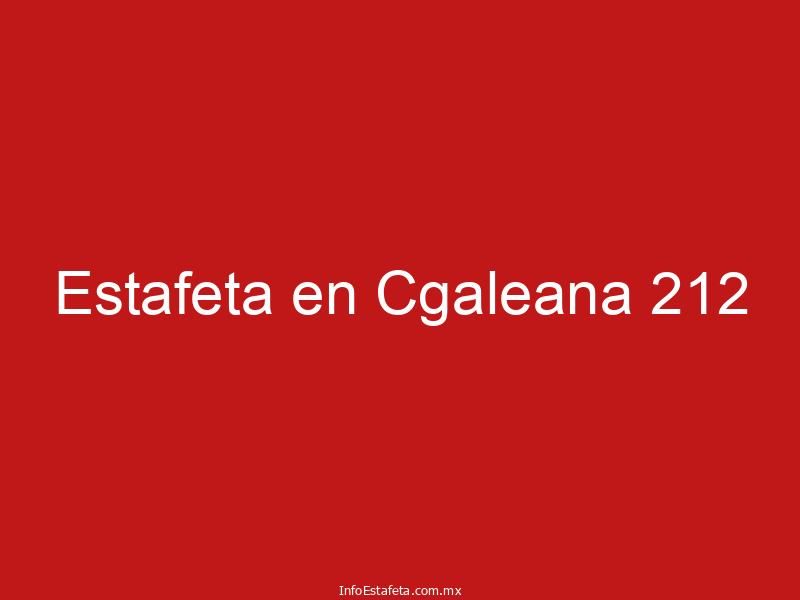 Estafeta en Cgaleana 212