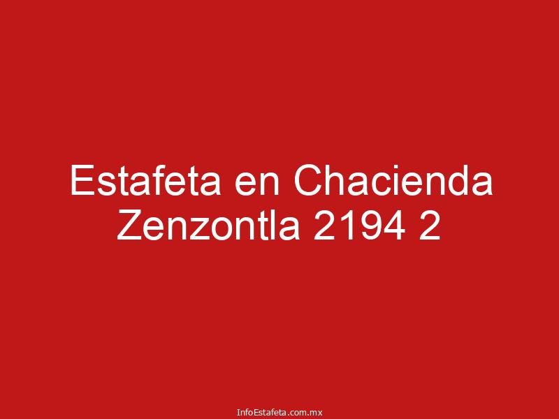 Estafeta en Chacienda Zenzontla 2194 2