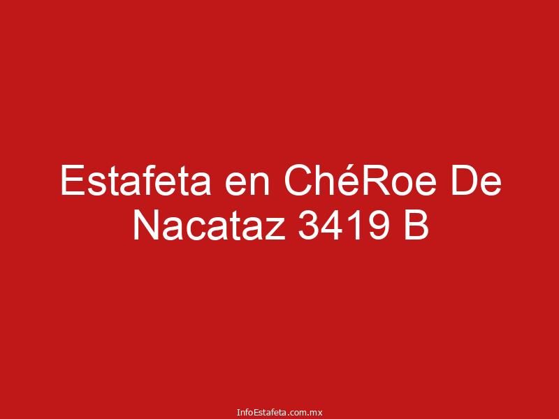 Estafeta en ChéRoe De Nacataz 3419 B