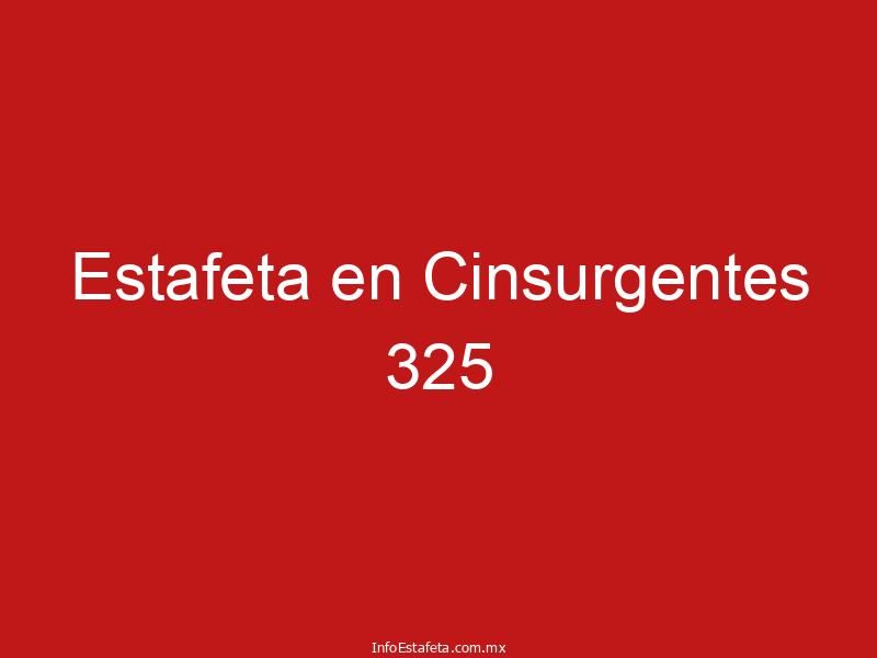 Estafeta en Cinsurgentes 325