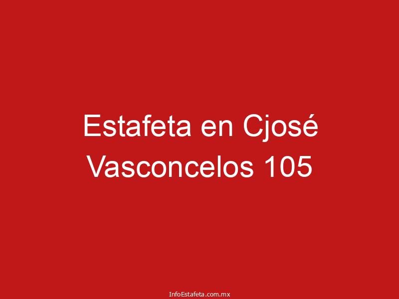 Estafeta en Cjosé Vasconcelos 105