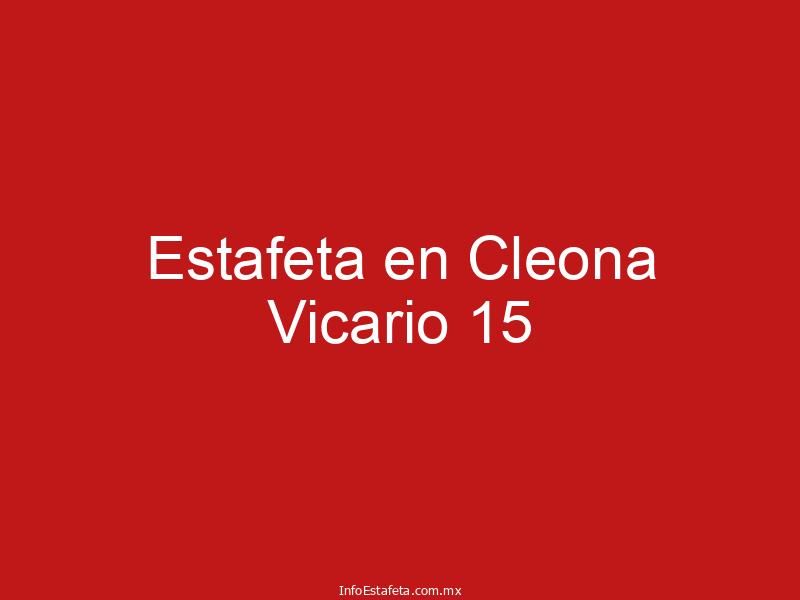 Estafeta en Cleona Vicario 15