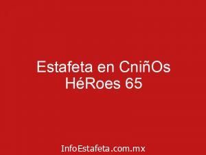 Estafeta en CniñOs HéRoes 65