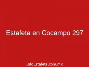Estafeta en Cocampo 297