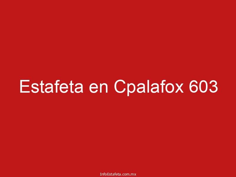 Estafeta en Cpalafox 603