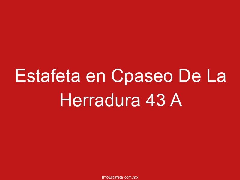 Estafeta en Cpaseo De La Herradura 43 A