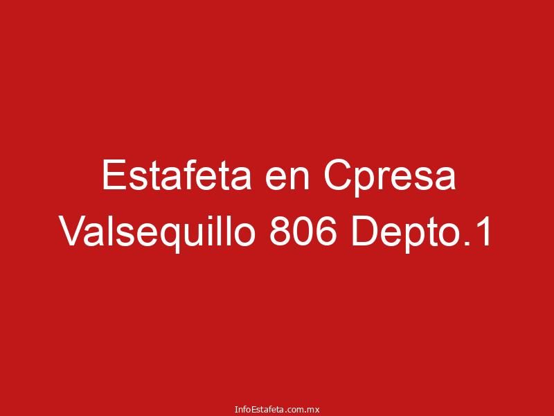 Estafeta en Cpresa Valsequillo 806 Depto.1