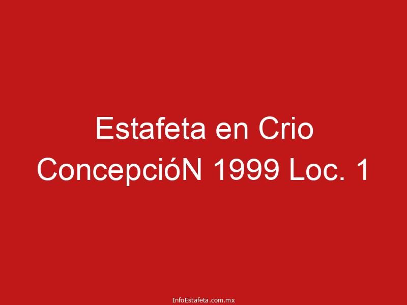 Estafeta en Crio ConcepcióN 1999 Loc. 1