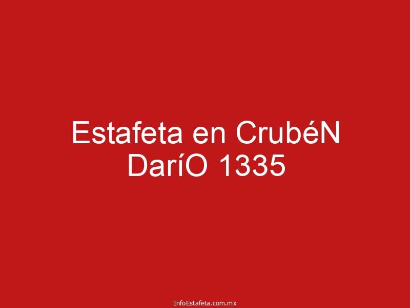 Estafeta en CrubéN DaríO 1335