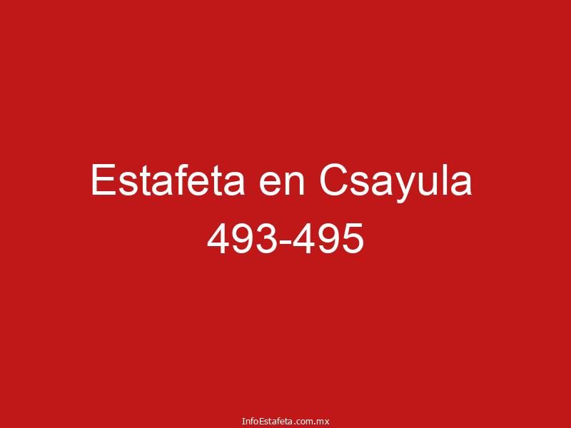 Estafeta en Csayula 493-495