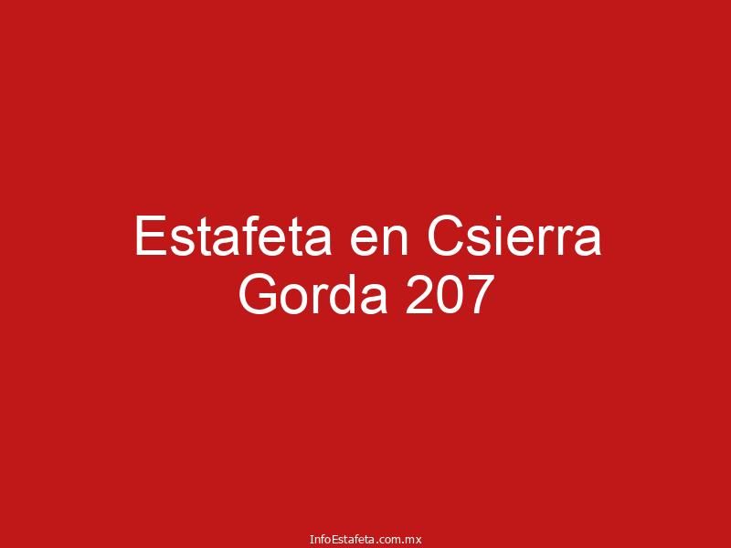 Estafeta en Csierra Gorda 207