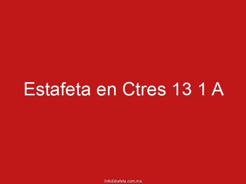 Estafeta en Ctres 13 1 A
