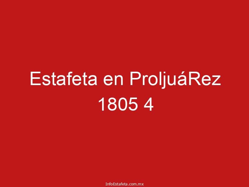 Estafeta en ProljuáRez 1805 4