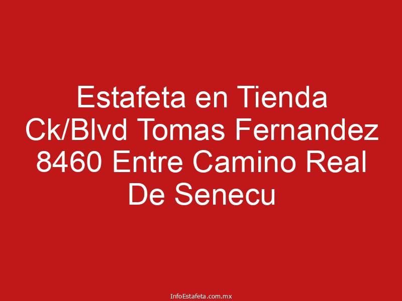 Estafeta en Tienda Ck/Blvd Tomas Fernandez 8460 Entre Camino Real De Senecu