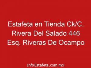 Estafeta en Tienda Ck/C. Rivera Del Salado 446 Esq. Riveras De Ocampo