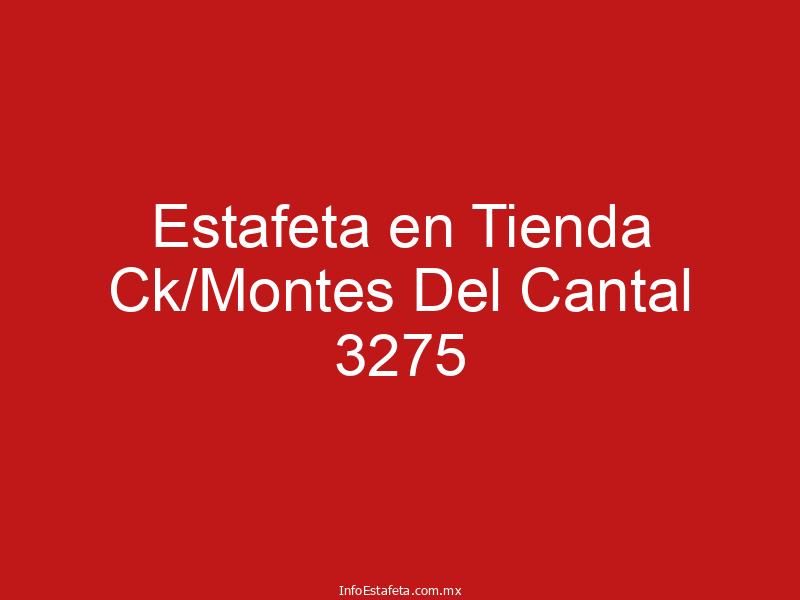 Estafeta en Tienda Ck/Montes Del Cantal 3275
