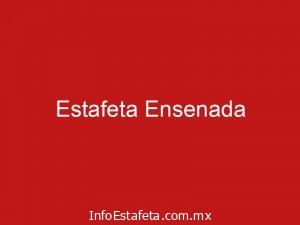 Estafeta Ensenada