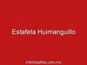Estafeta Huimanguillo