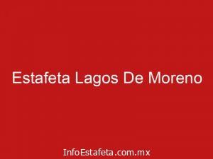 Estafeta Lagos De Moreno