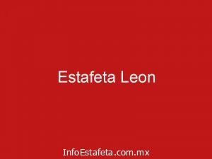 Estafeta Leon