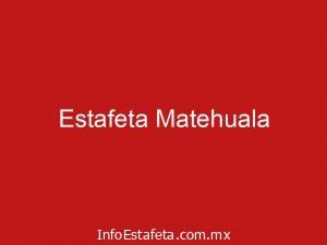 Estafeta Matehuala
