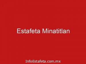 Estafeta Minatitlan