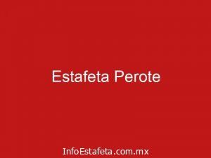 Estafeta Perote