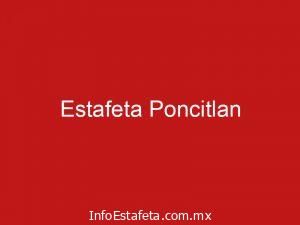 Estafeta Poncitlan