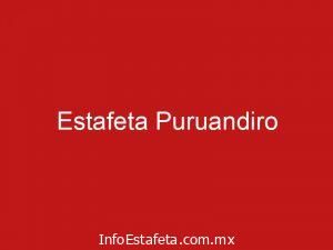 Estafeta Puruandiro