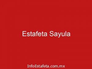 Estafeta Sayula