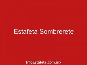 Estafeta Sombrerete