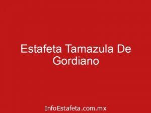 Estafeta Tamazula De Gordiano