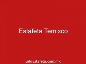 Estafeta Temixco