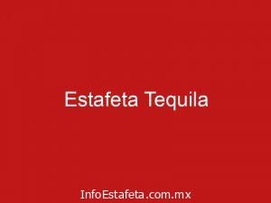 Estafeta Tequila