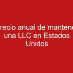 Precio anual de mantener una LLC en Estados Unidos